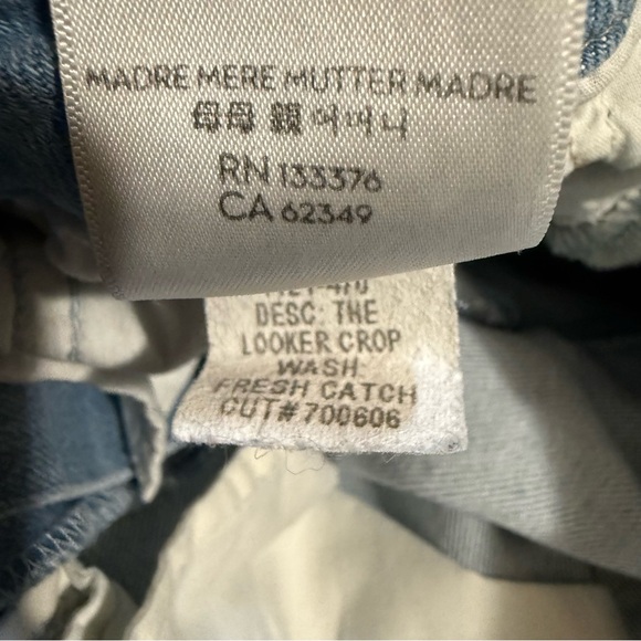 MOTHER the Looker Crop In Fresh Catch size 28 - Picture 9 of 14